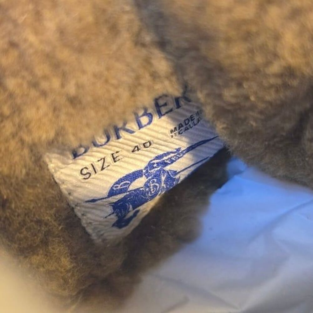 NIB Burberry Shearling-Trim Suede Creeper Boots Manilla/Amber Yellow Size 40 - Picture 7 of 8